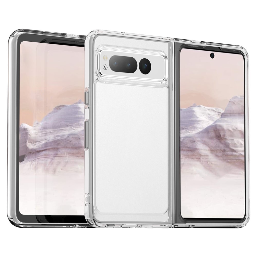 Cover ibrido Crystal Hybrid per Google Pixel Fold, trasparente