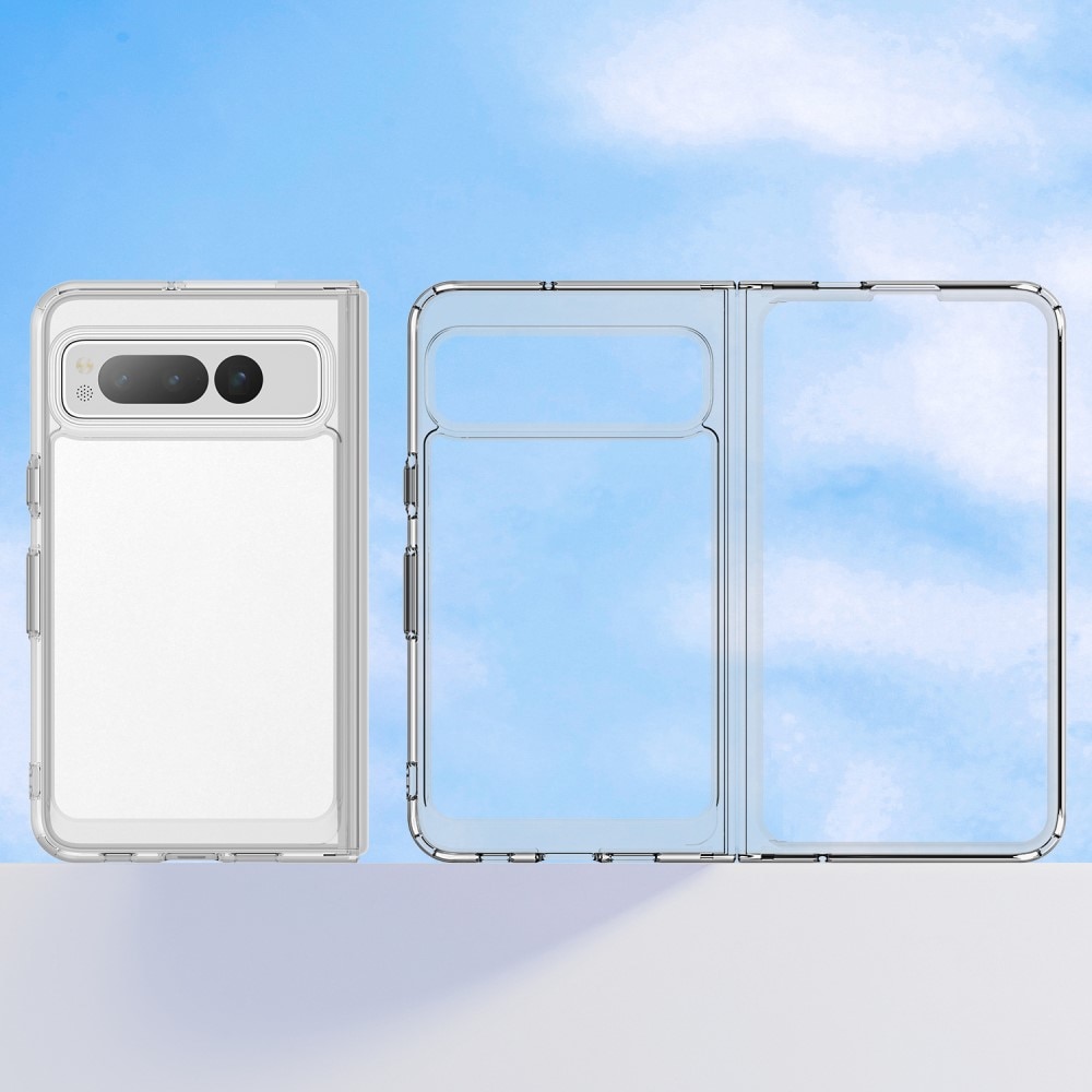 Cover ibrido Crystal Hybrid per Google Pixel Fold, trasparente