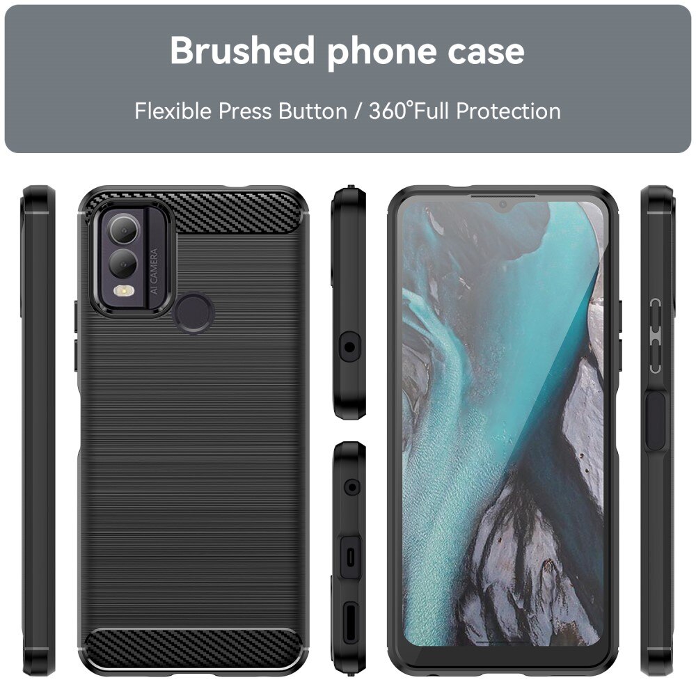 Cover TPU Brushed  Nokia C22 Nero