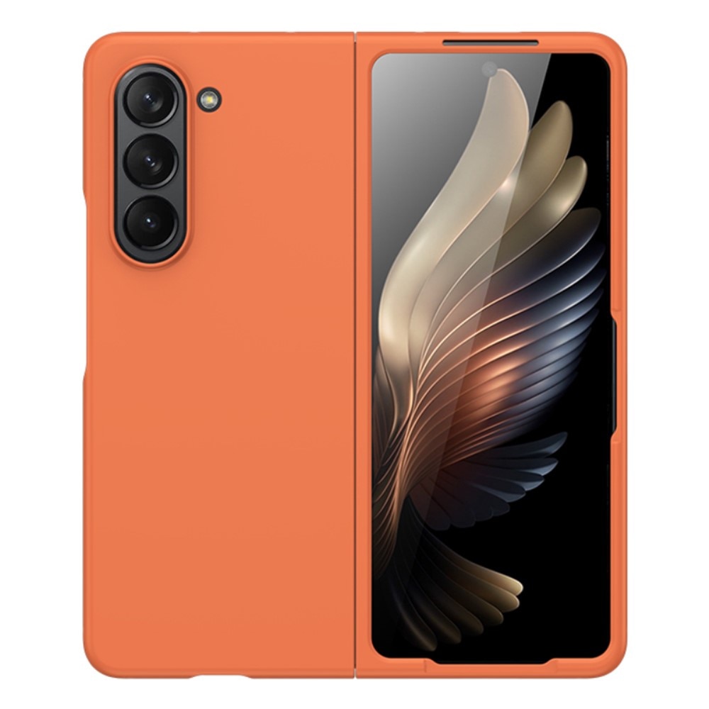 Cover dura gommata Samsung Galaxy Z Fold 5 arancia