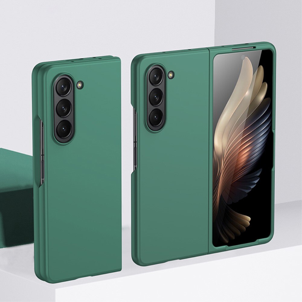 Cover dura gommata Samsung Galaxy Z Fold 5 verde