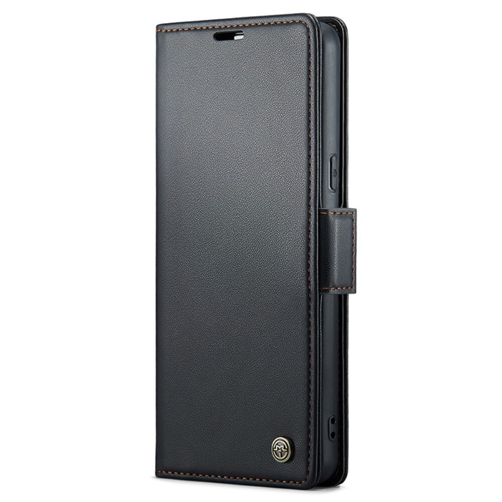 Custodie a portafoglio sottili anti-RFID Google Pixel 7a Nero