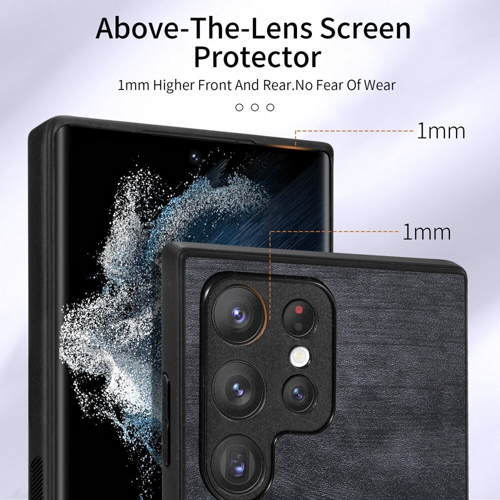 Cover con portacarte Finger Ring Samsung Galaxy S23 Ultra nero