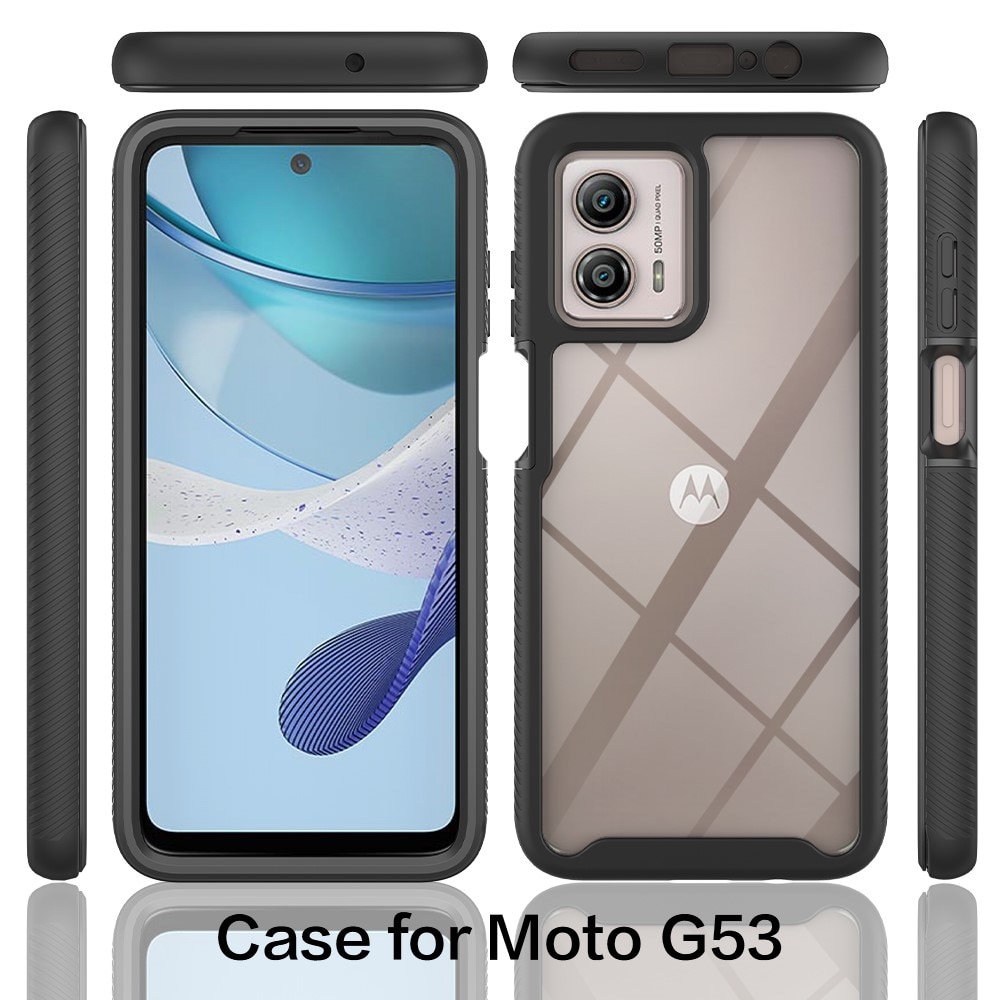 Cover Full Protection Motorola Moto G53 nero