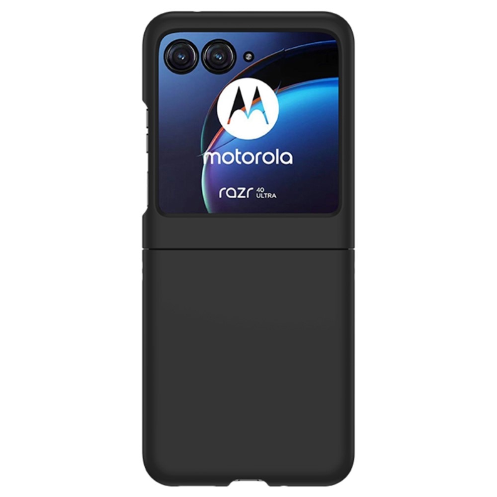 Cover dura gommata Motorola Razr 40 Ultra nero