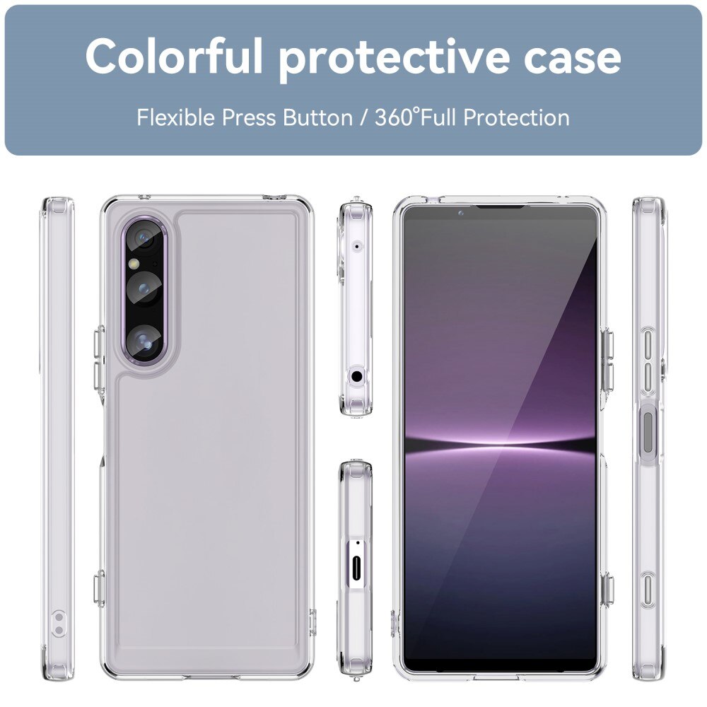 Cover ibride per Sony Xperia 1 V trasparente