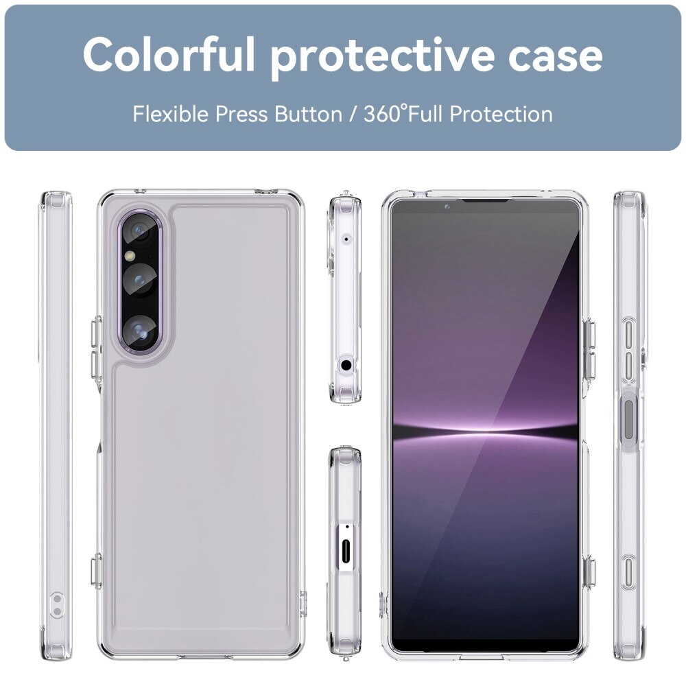 Cover Ibrido Crystal Hybrid Sony Xperia 1 V trasparente