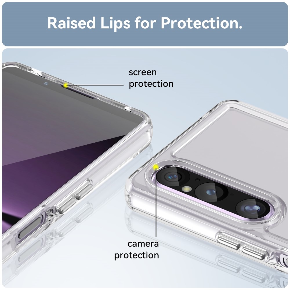 Cover Ibrido Crystal Hybrid Sony Xperia 1 V trasparente