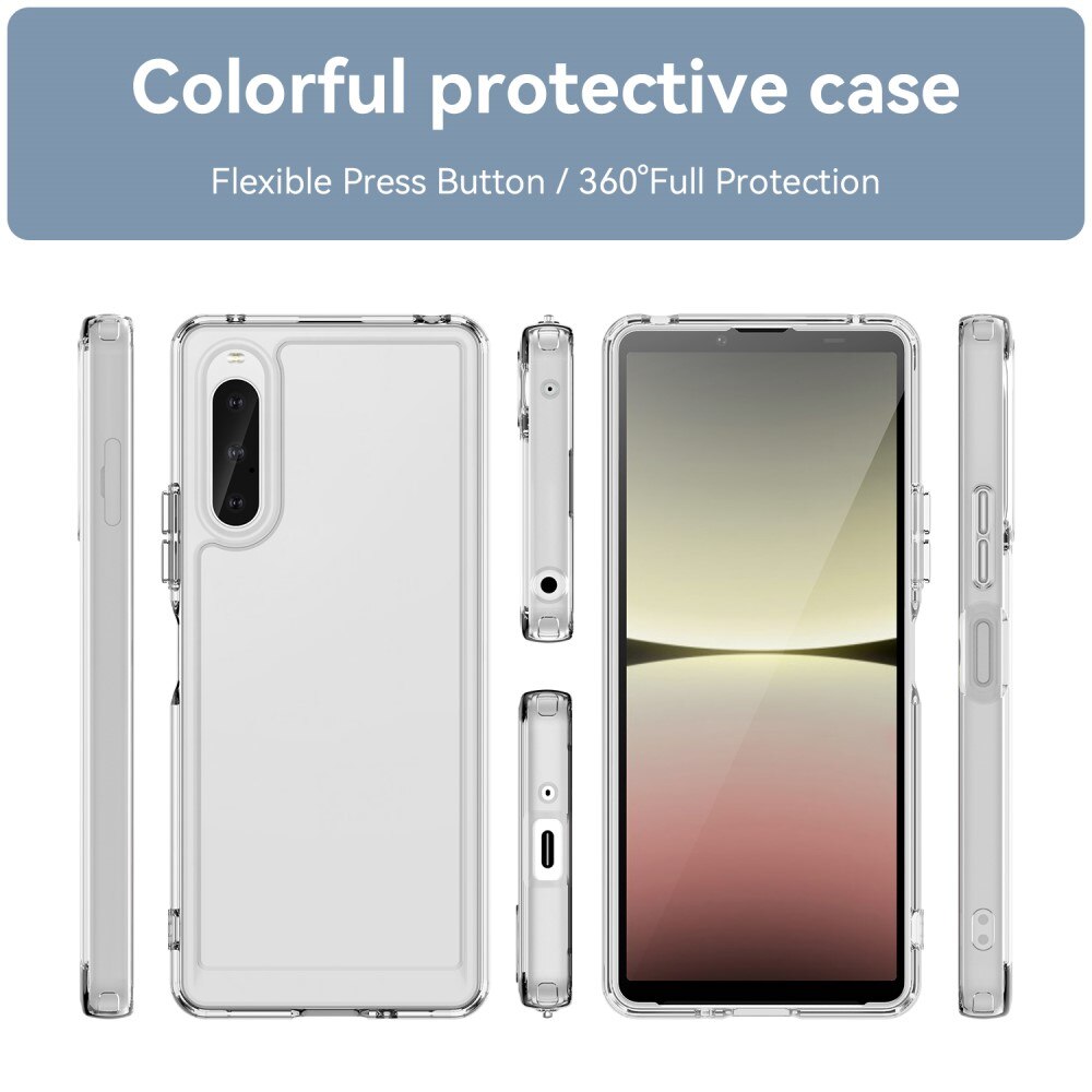 Cover Ibrido Crystal Hybrid Sony Xperia 10 V trasparente