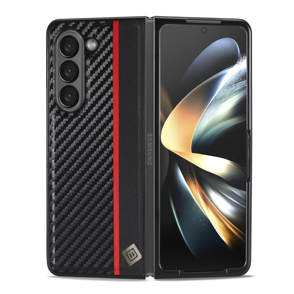 Cover Samsung Galaxy Z Fold 5, fibra di carbonio