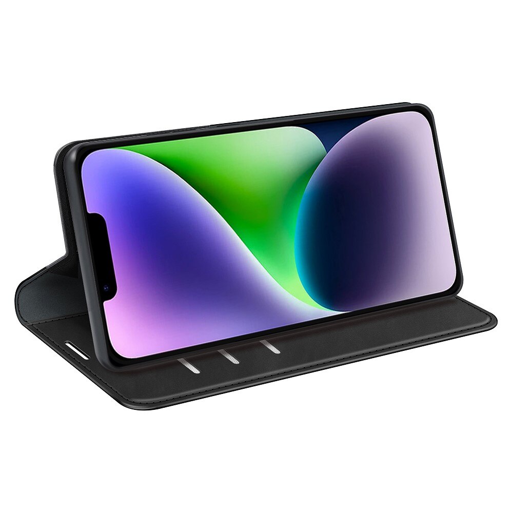 Cover portafoglio sottili iPhone 15 Nero