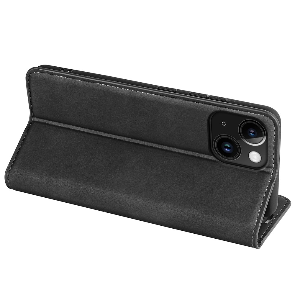 Cover portafoglio sottili iPhone 15 Nero
