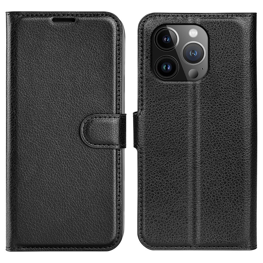 Cover portafoglio iPhone 15 Pro Nero