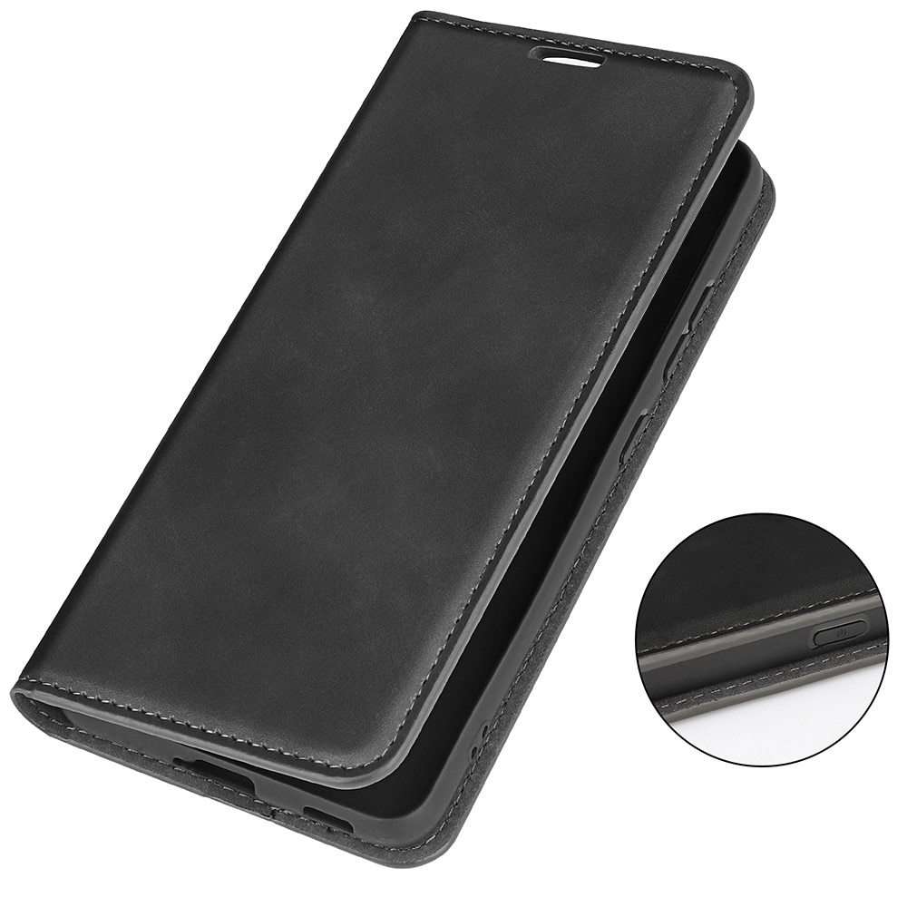 Cover portafoglio sottili iPhone 15 Plus nero