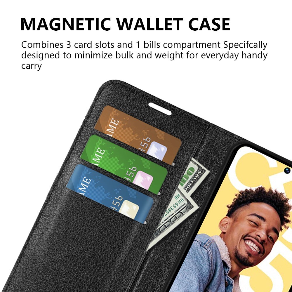 Cover portafoglio Google Pixel 8 Nero