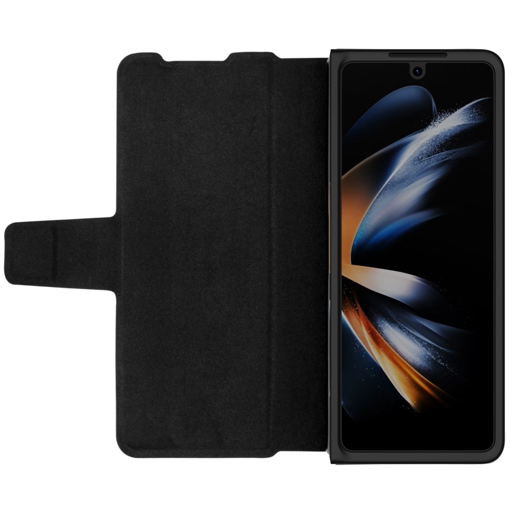 Cover Leather Case with Pen Slot Samsung Galaxy Z Fold 5 Marrone