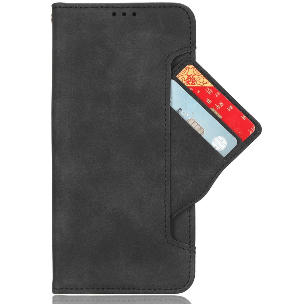 Cover portafoglio Multi HTC U23 Pro nero