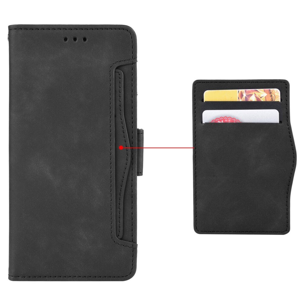 Cover portafoglio Multi HTC U23 Pro nero