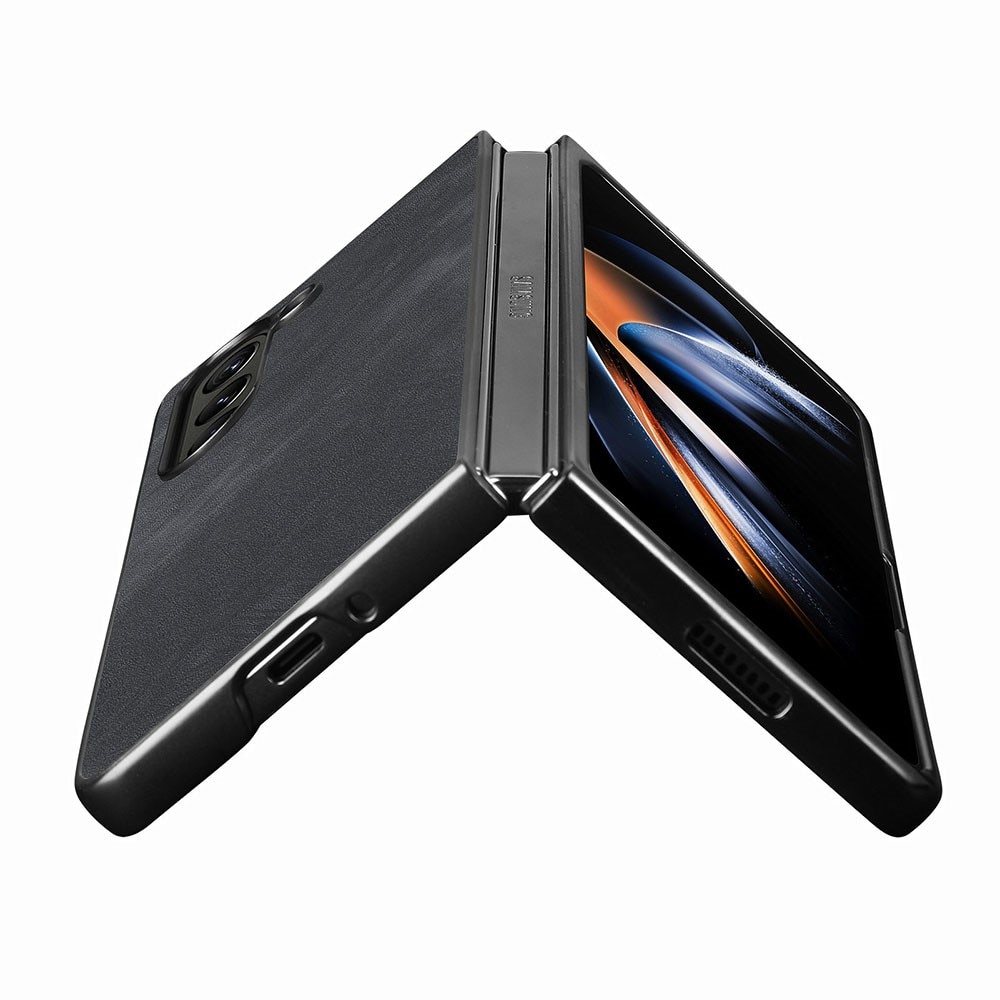 Cover in pelle Samsung Galaxy Z Fold 5 nero