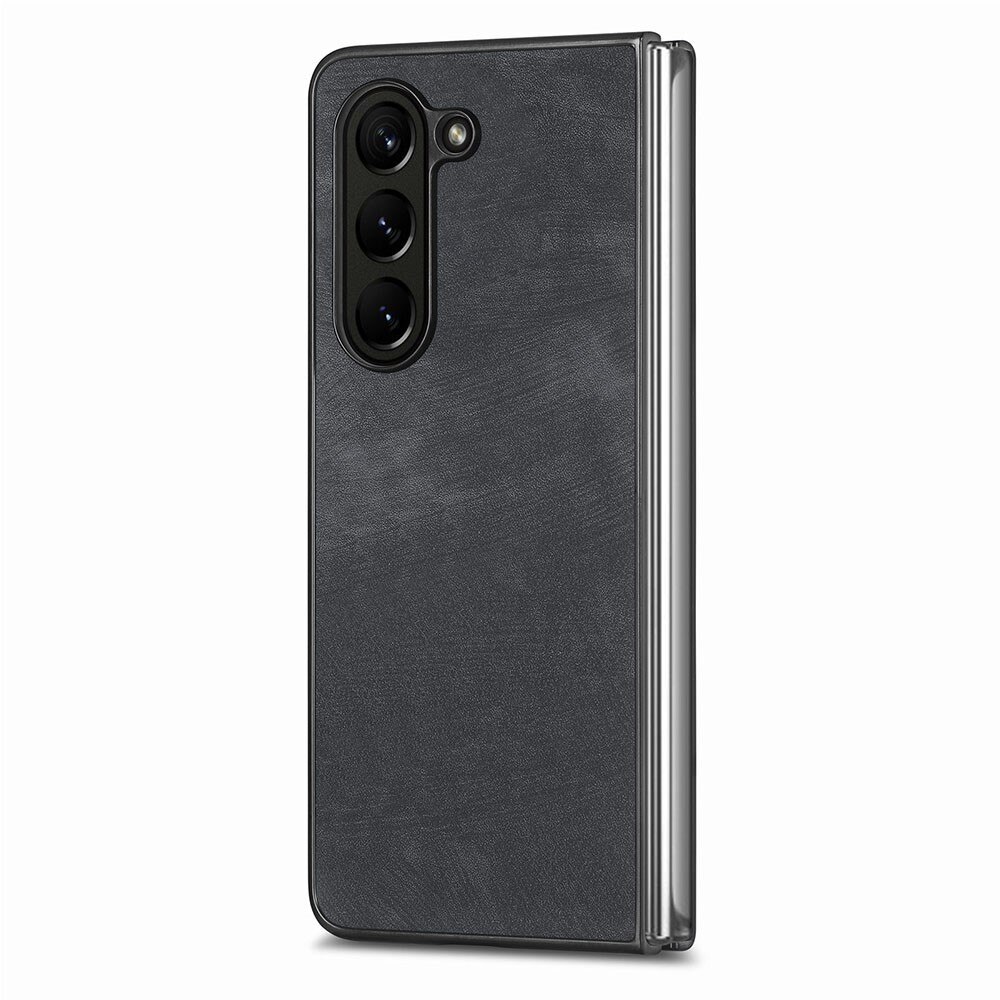 Cover in pelle Samsung Galaxy Z Fold 5 nero