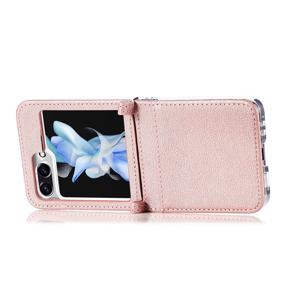 Cover portafoglio Slim Card Wallet Samsung Galaxy Z Flip 5 rosa