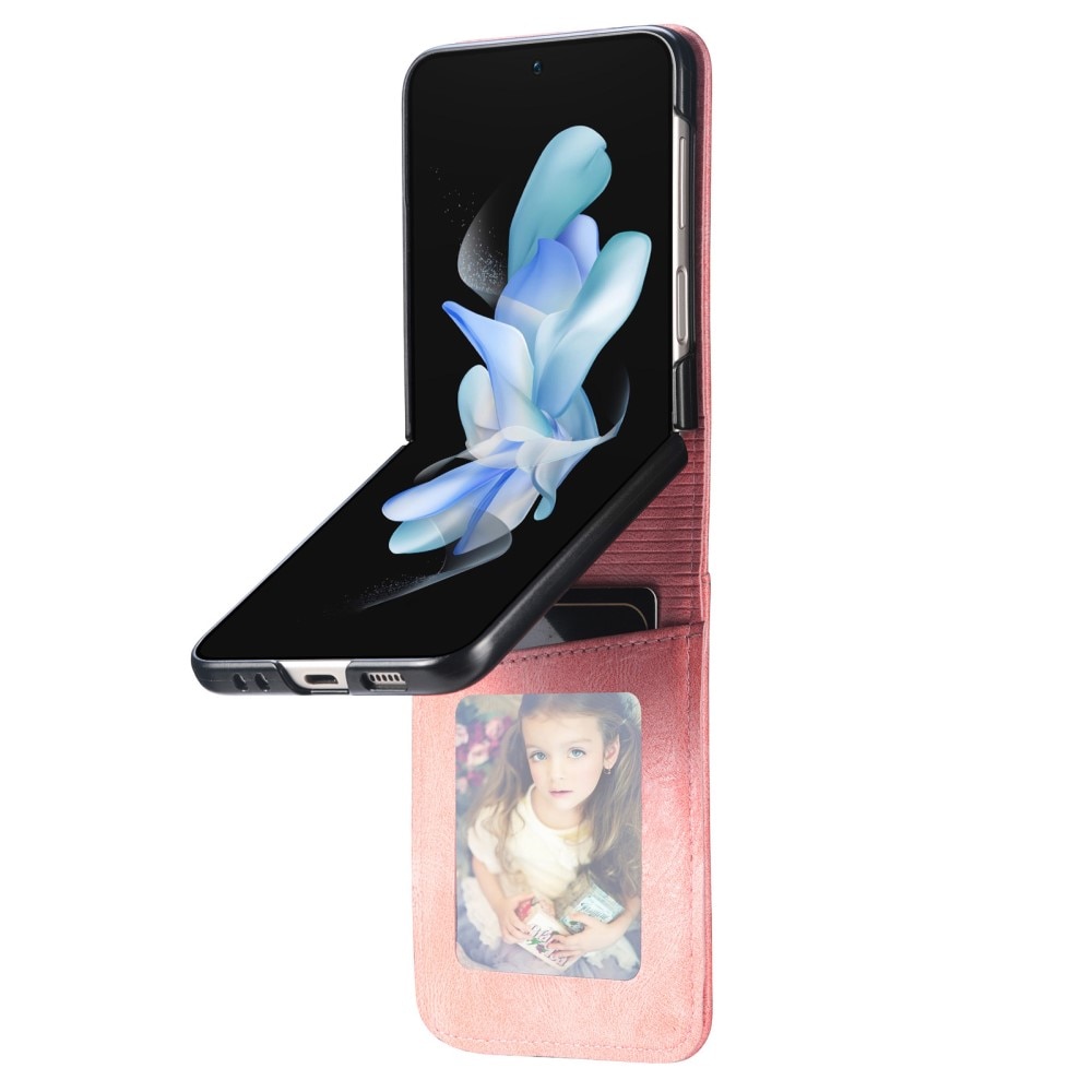 Cover portafoglio Samsung Galaxy Z Flip 5 rosa