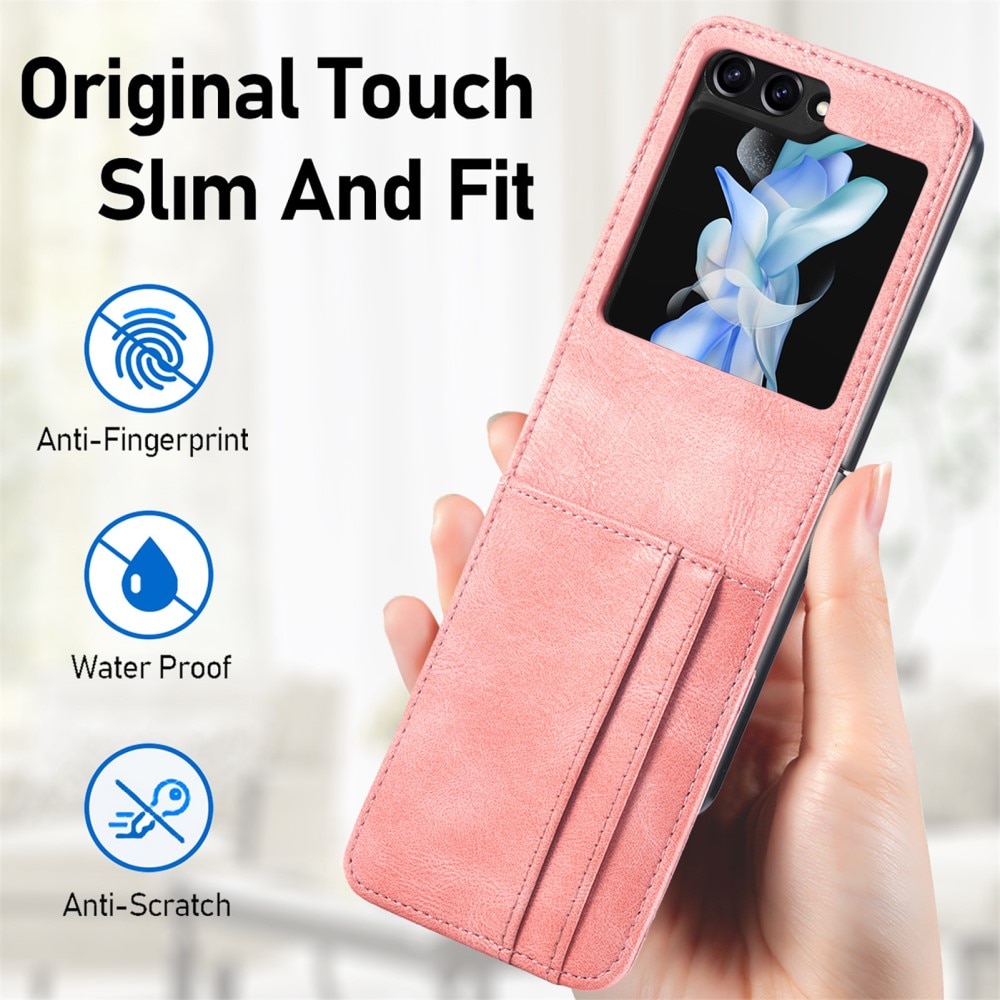 Cover portafoglio Samsung Galaxy Z Flip 5 rosa