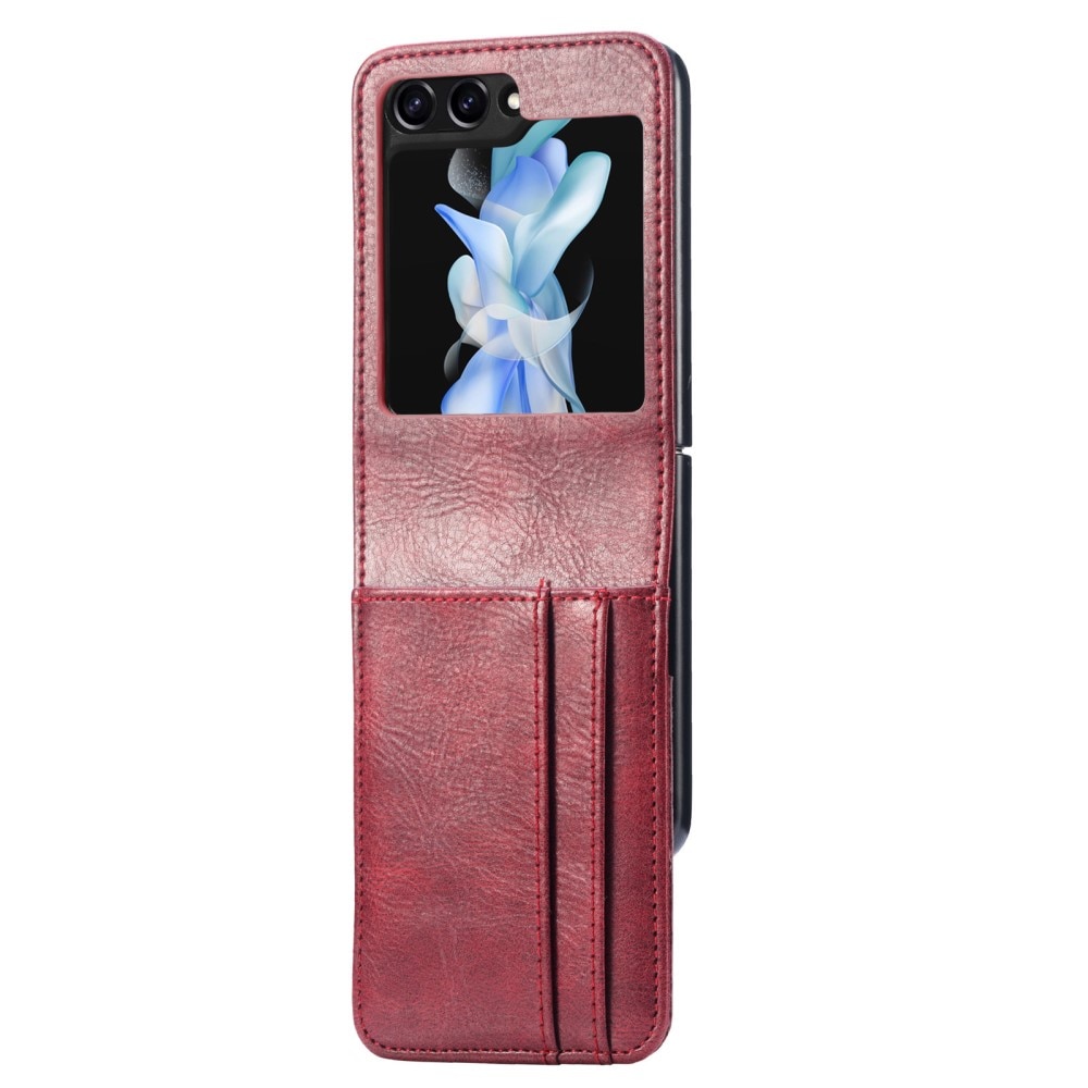 Cover portafoglio Samsung Galaxy Z Flip 5 rosso