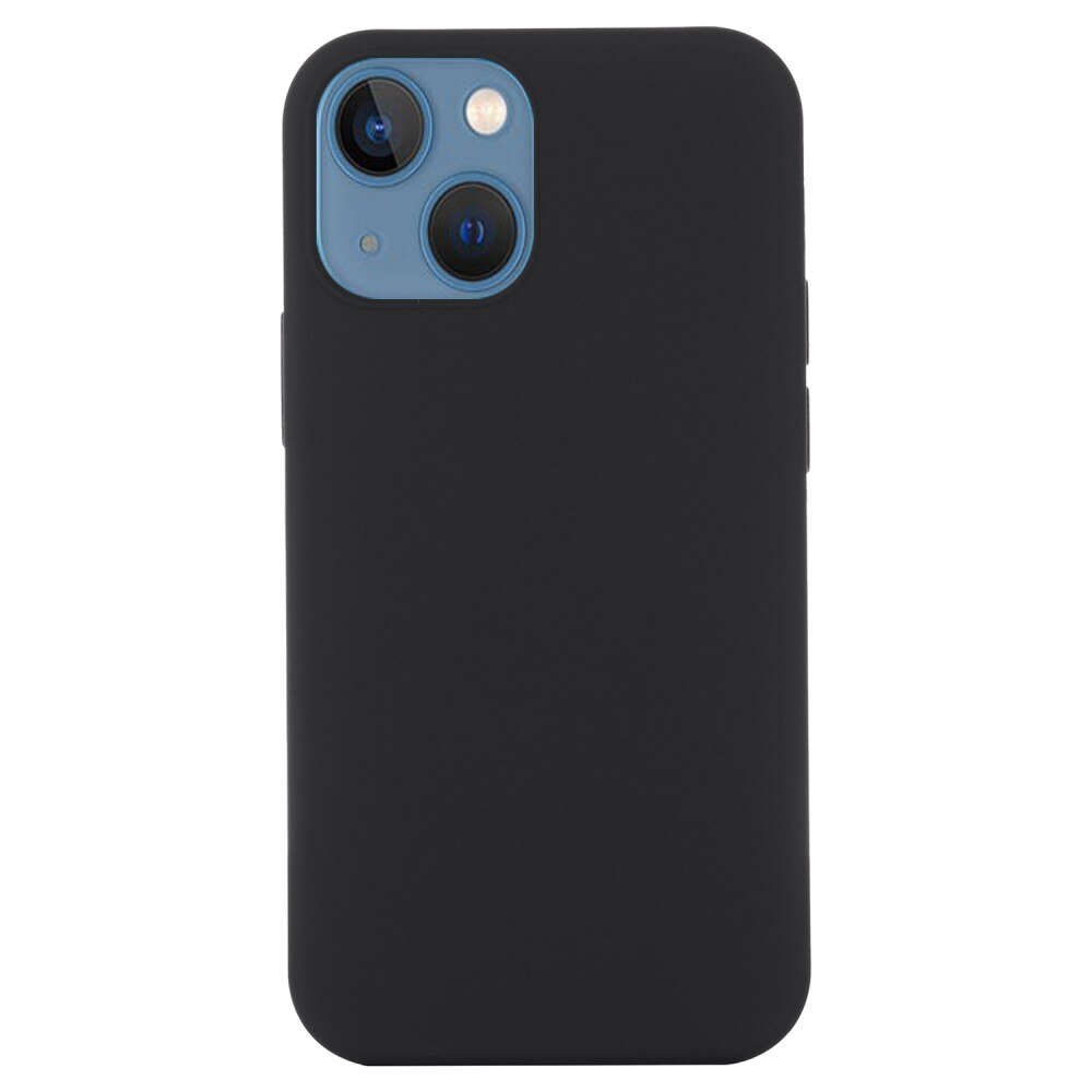 Cover in silicone MagSafe iPhone 15 Plus, nero