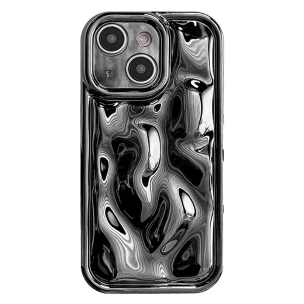 Cover TPU Wavy iPhone 13, nero