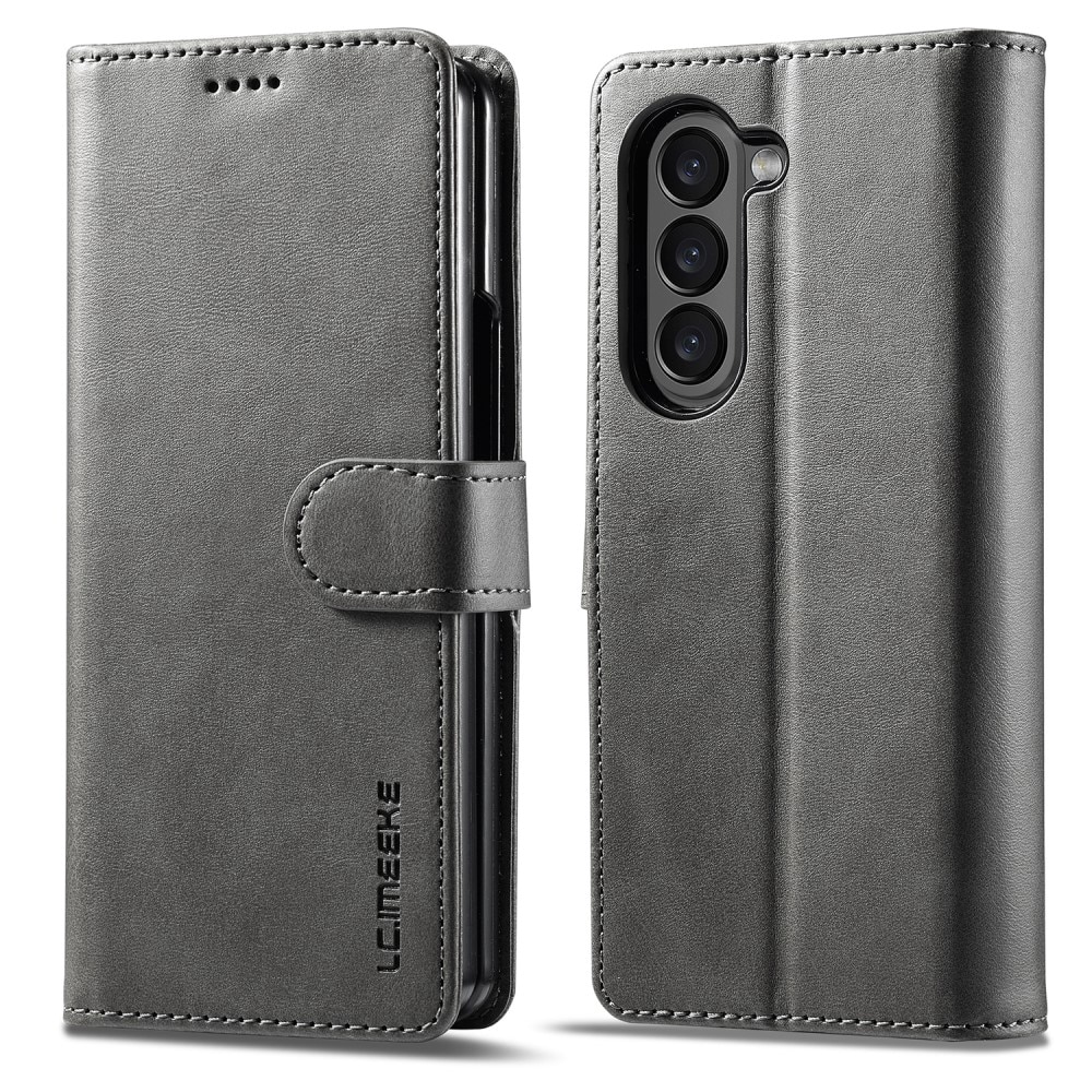 Custodie a portafoglio Samsung Galaxy Z Fold 5 grigio