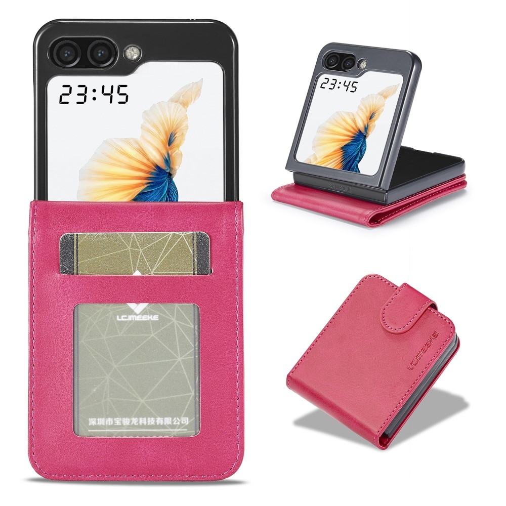 Custodie a portafoglio Samsung Galaxy Z Flip 5 rosa