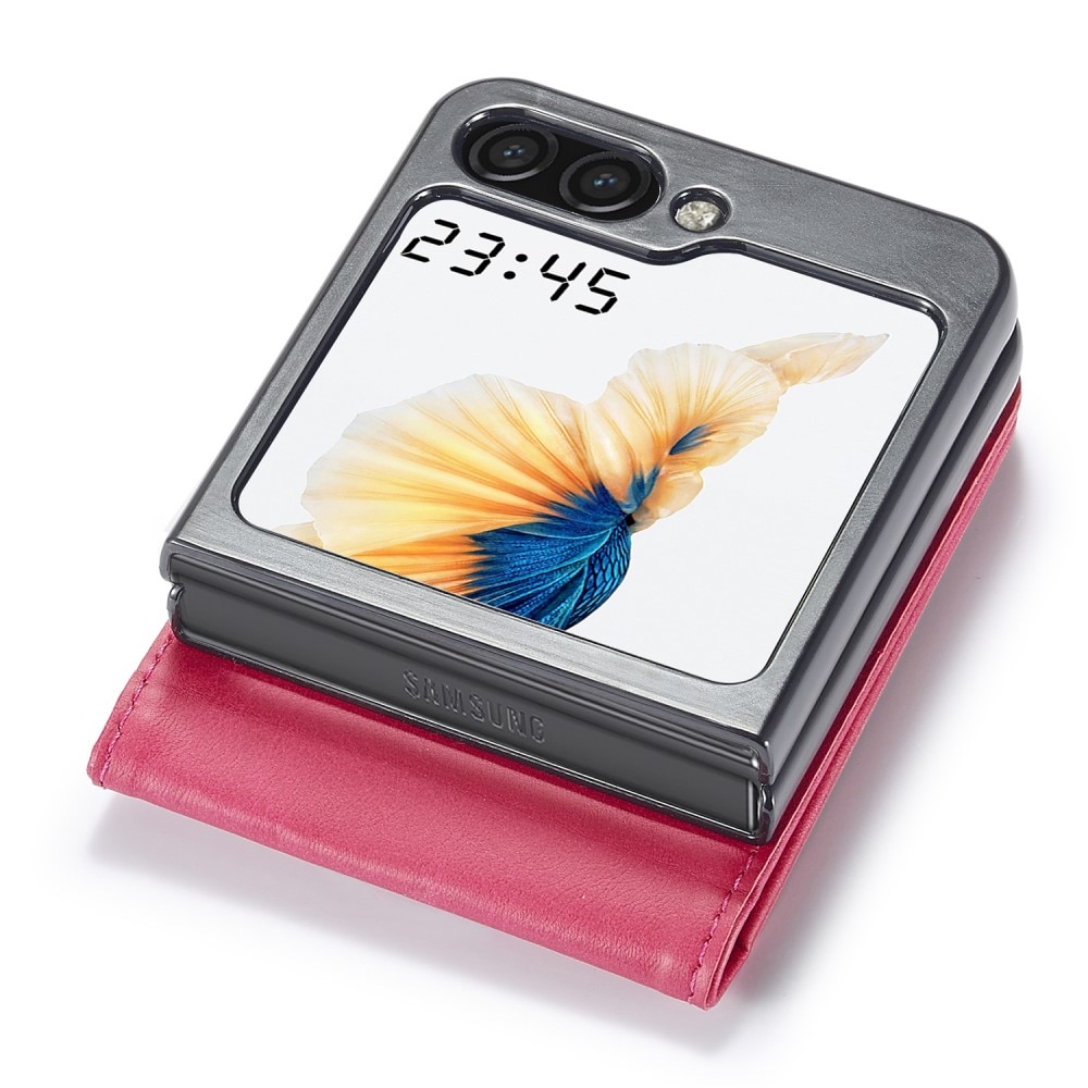 Custodie a portafoglio Samsung Galaxy Z Flip 5 rosa