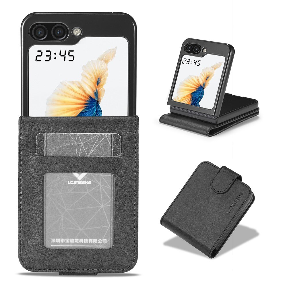 Custodie a portafoglio Samsung Galaxy Z Flip 5 nero