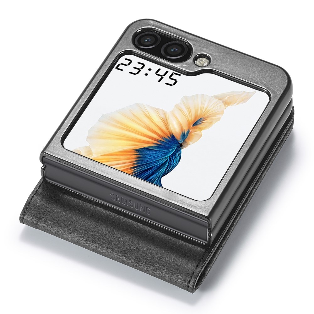 Custodie a portafoglio Samsung Galaxy Z Flip 5 nero
