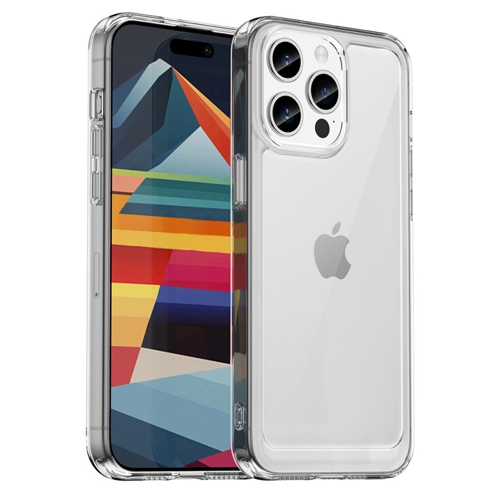 Cover ibride per iPhone 16 Pro trasparente