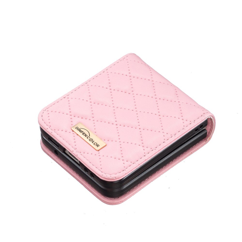 Custodia imbottita Samsung Galaxy Z Flip 5 rosa