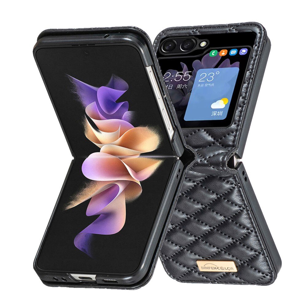 Custodia imbottita Samsung Galaxy Z Flip 5 nero