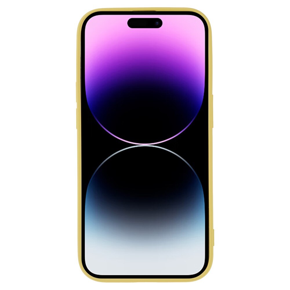 Cover TPU resistente agli urti iPhone 15 Pro Max Giallo