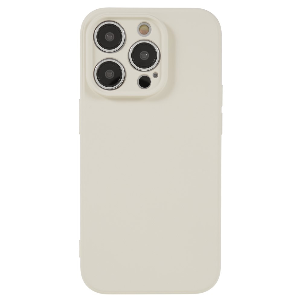 Cover TPU resistente agli urti iPhone 15 Pro Max, beige