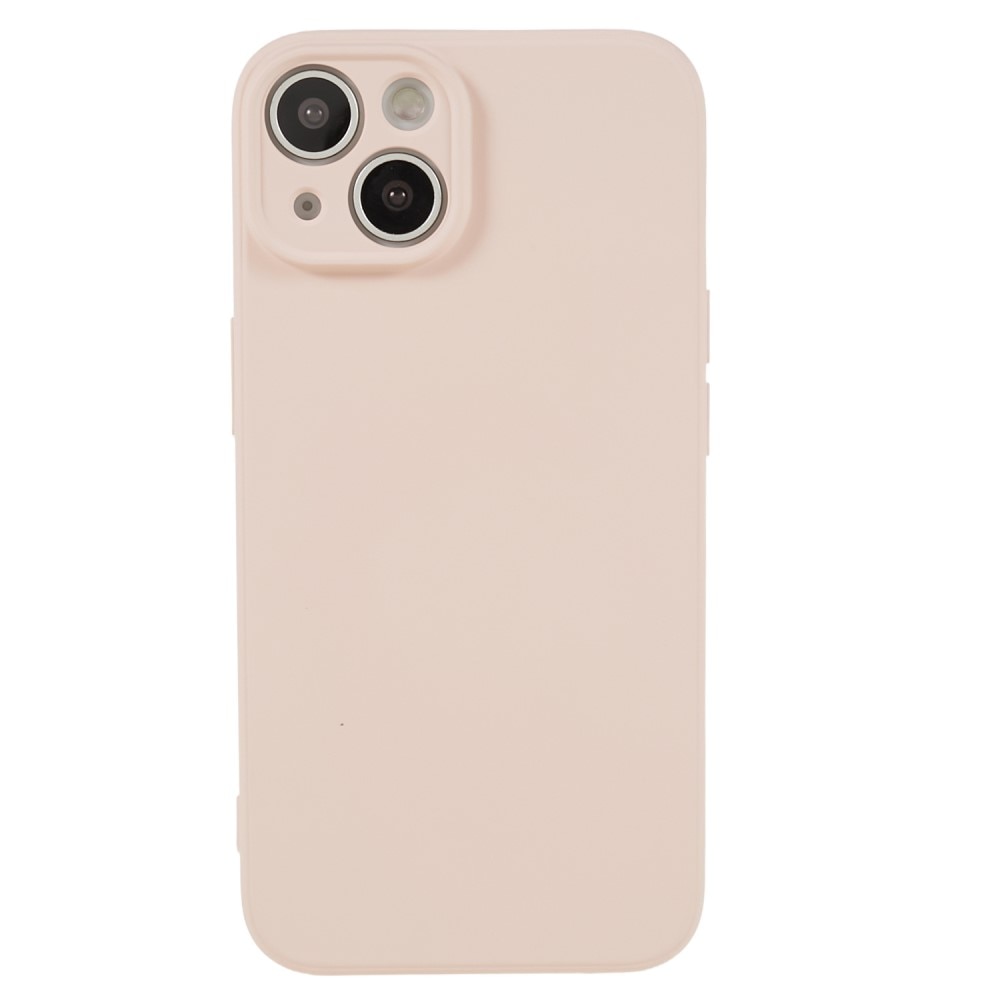 Cover TPU resistente agli urti iPhone 15 Plus, rosa