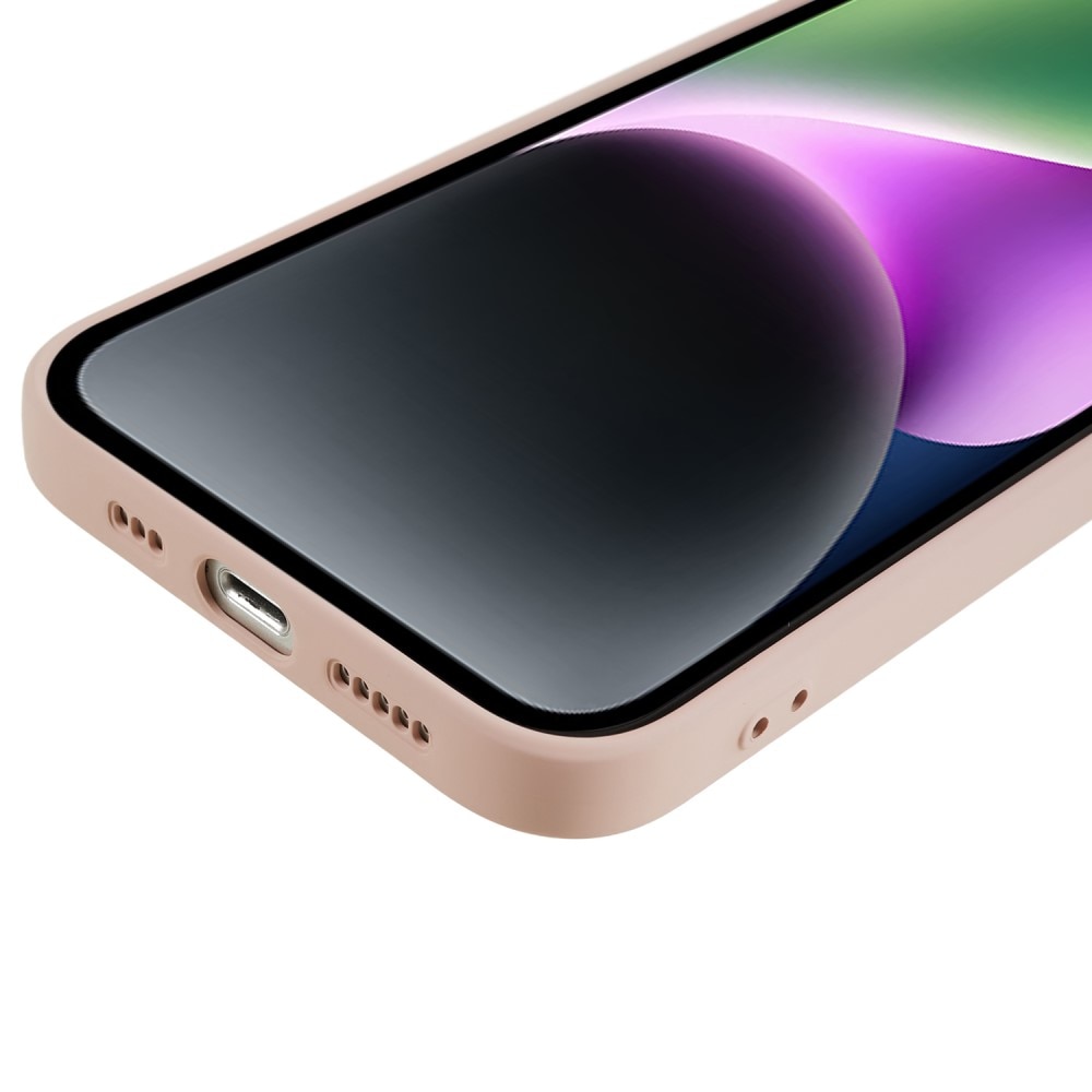 Cover TPU resistente agli urti Apple iPhone 15 Plus Rosa