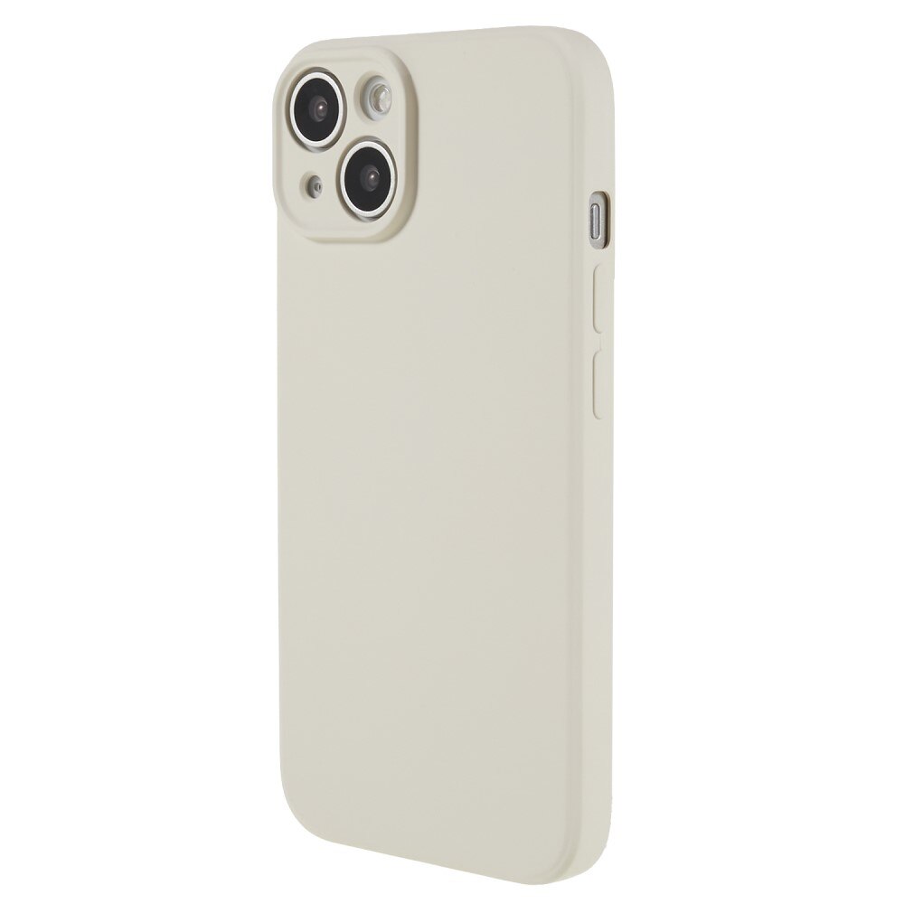 Cover TPU resistente agli urti iPhone 15 Plus, beige