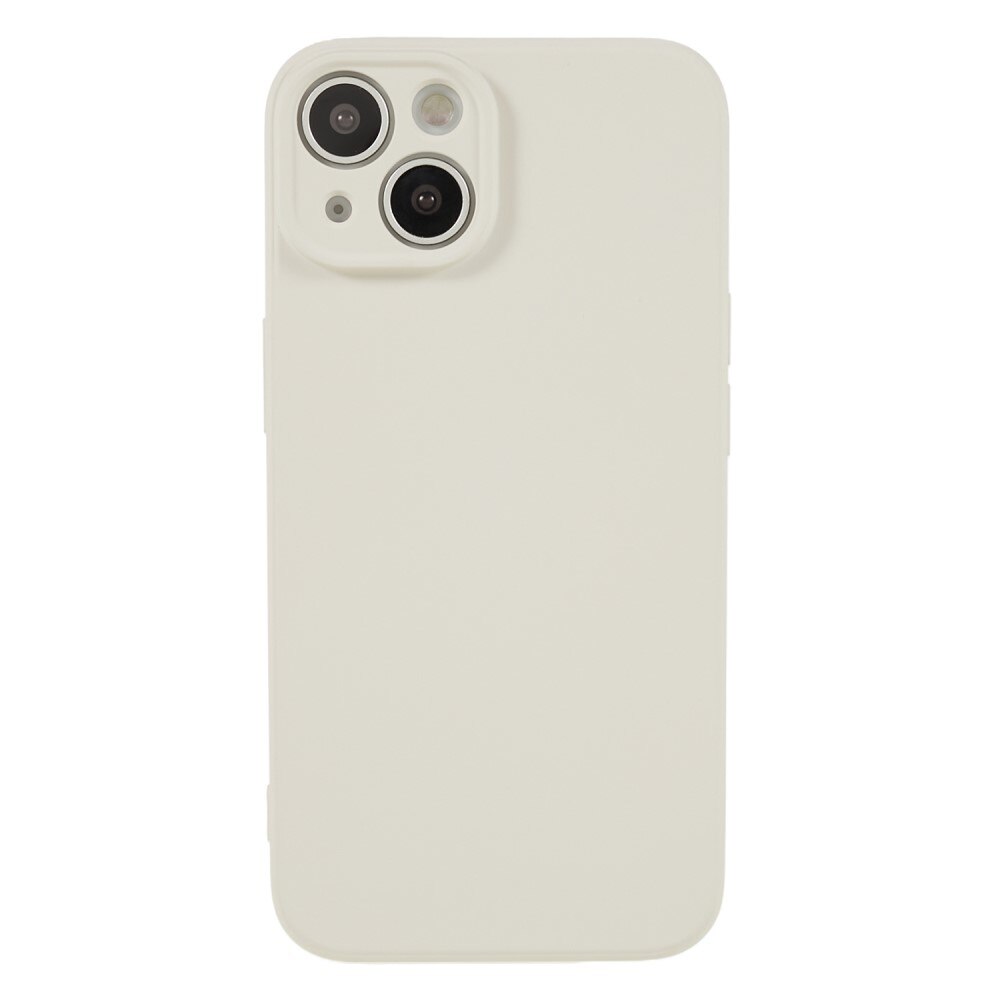 Cover TPU resistente agli urti iPhone 15 Plus, beige