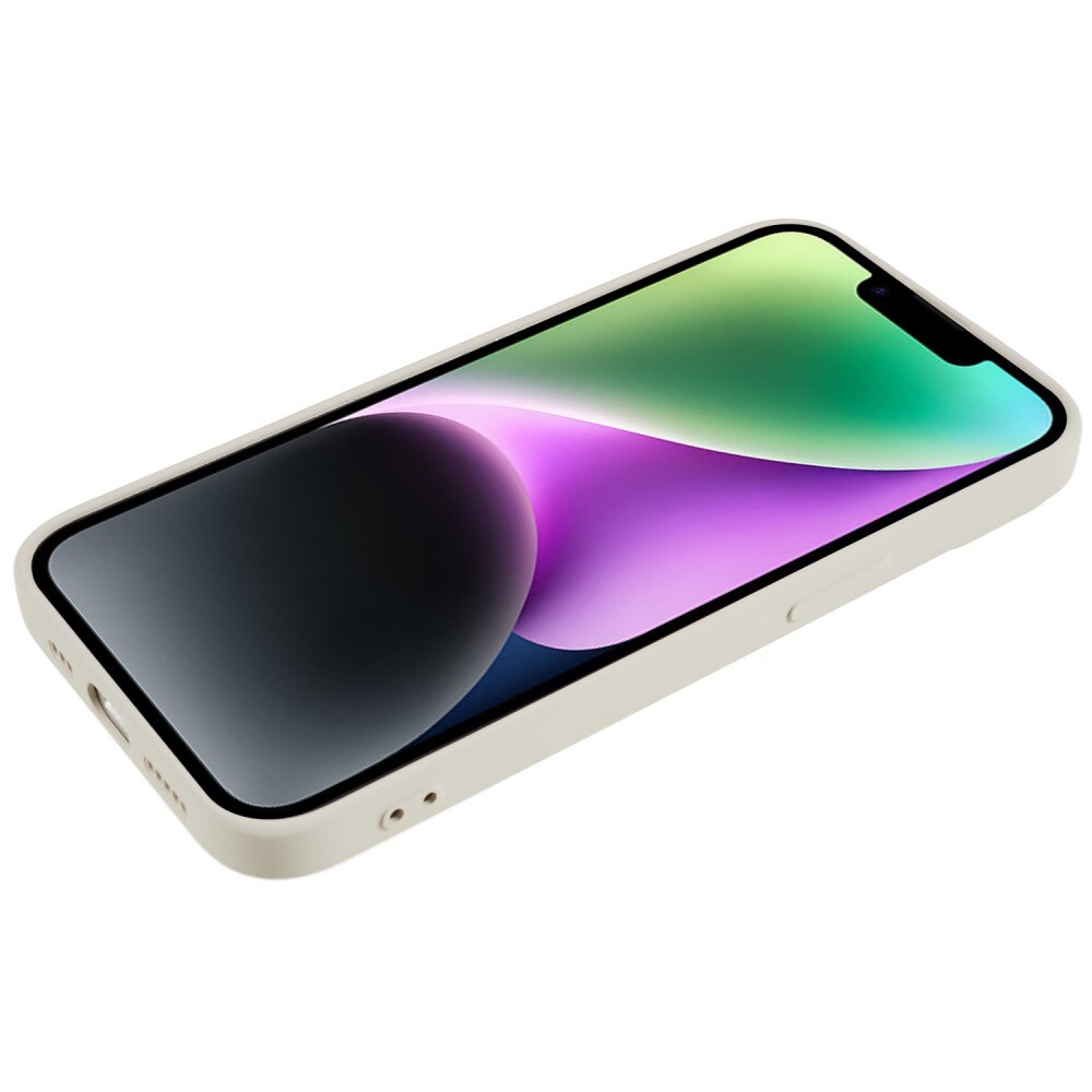 Cover TPU resistente agli urti iPhone 15 Plus Beige