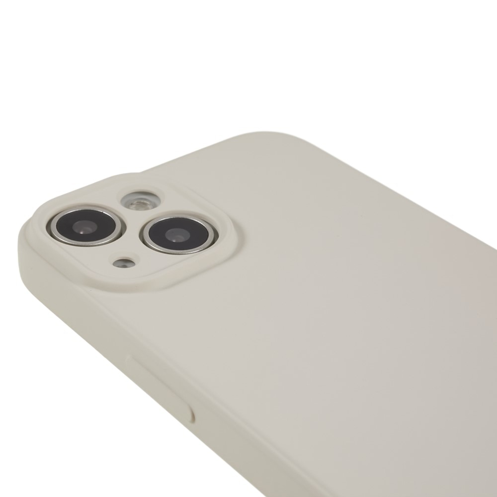 Cover TPU resistente agli urti iPhone 15 Plus, beige
