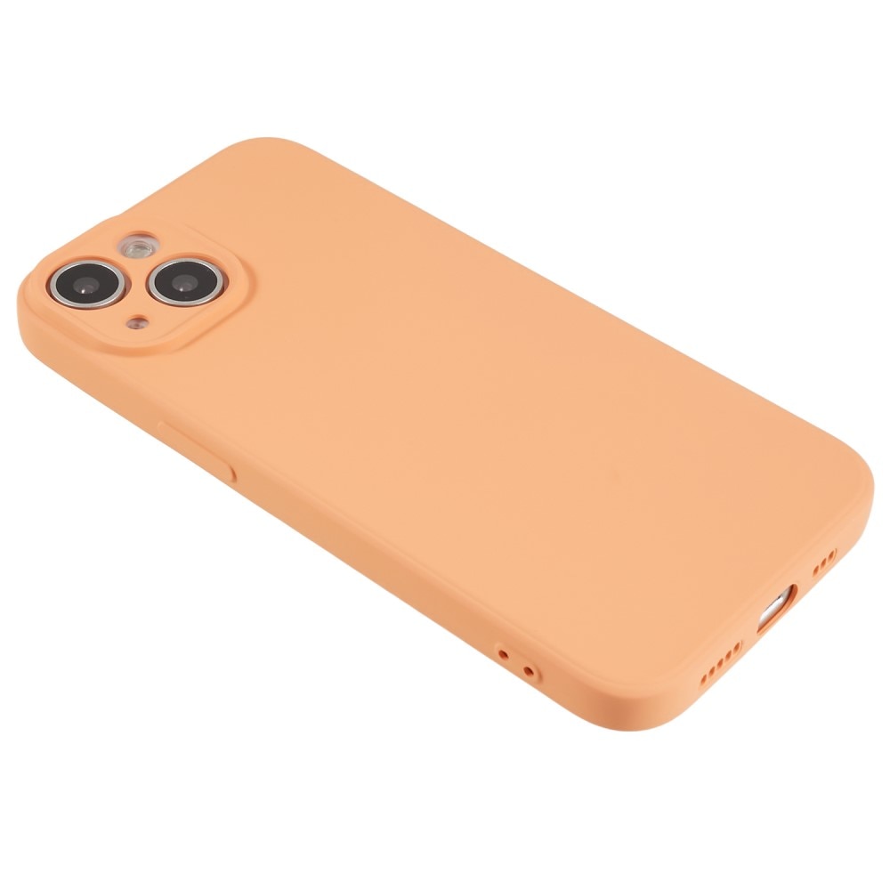 Cover TPU resistente agli urti iPhone 15, arancia