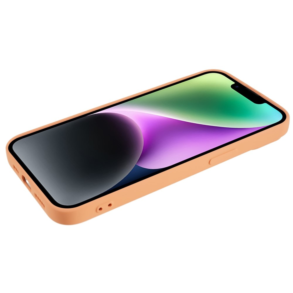 Cover TPU resistente agli urti iPhone 15, arancia