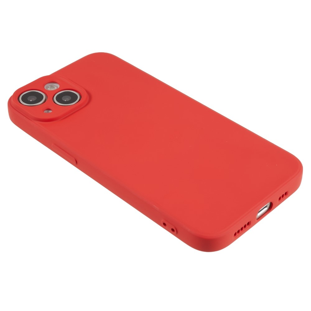 Cover TPU resistente agli urti iPhone 15 Rosso