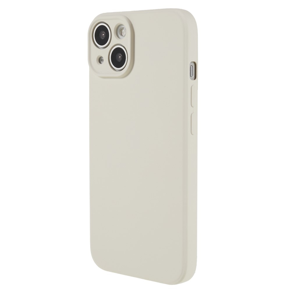 Cover TPU resistente agli urti iPhone 15, beige